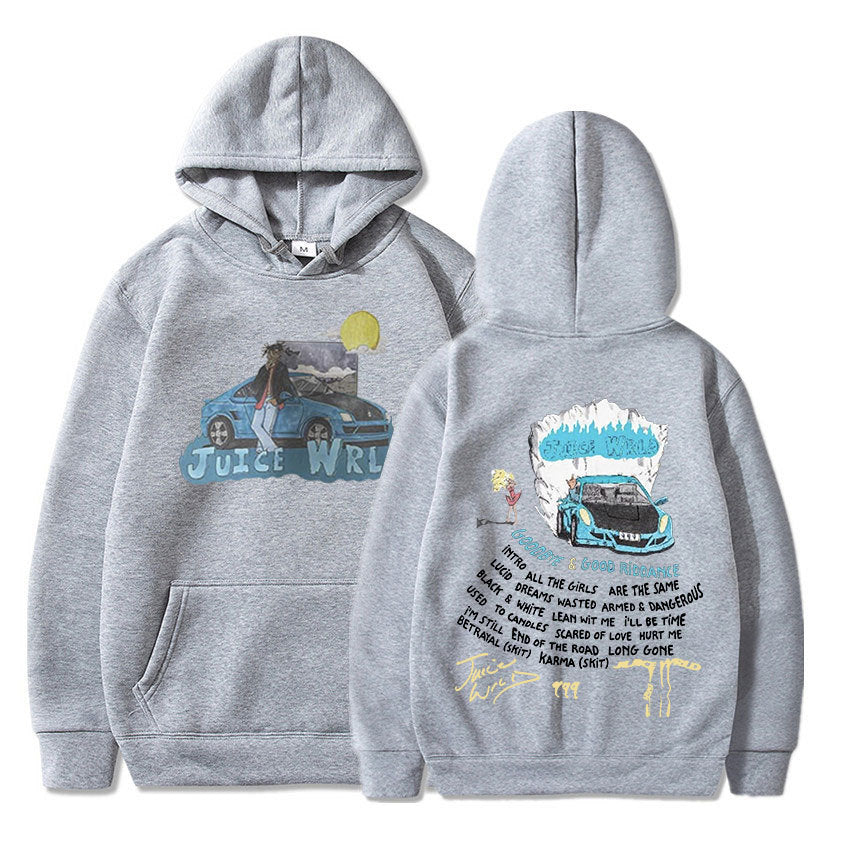 Rapper Juice Wrld Hoodie Women and Men Goodbye and Good Riddance Hoodie