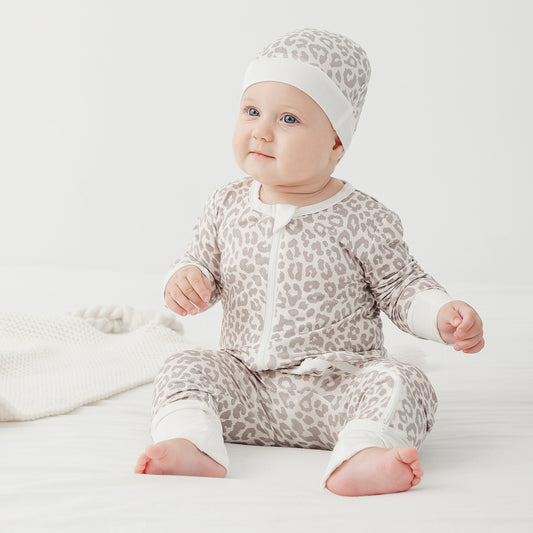 Bamboo Baby Pajamas Convertible Zipper Footie Pajamas Romper