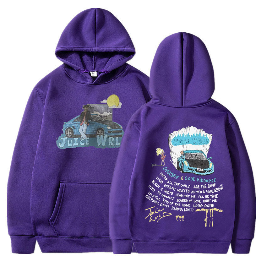 Rapper Juice Wrld Hoodie Women and Men Goodbye and Good Riddance Hoodie