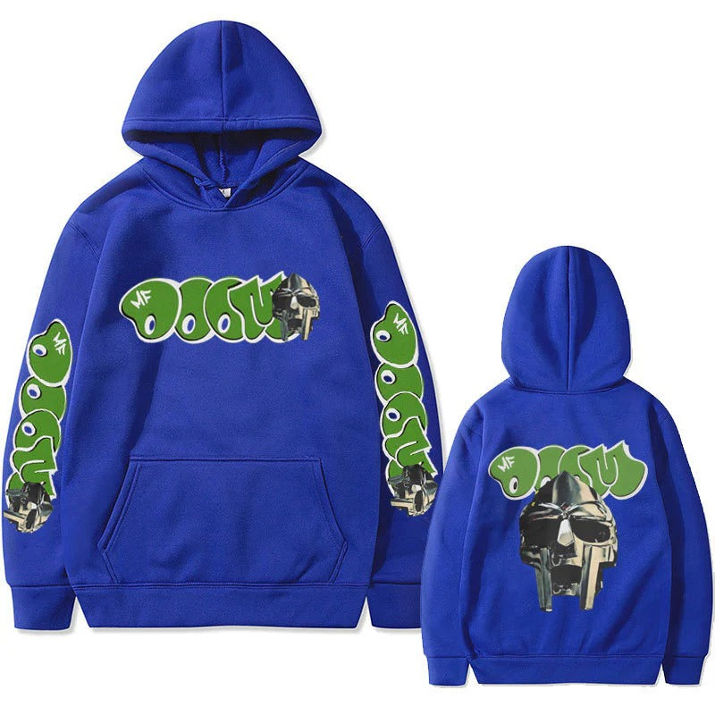 MF Doom Hoodie Madlib Madvillain Graphic Printed Pullover
