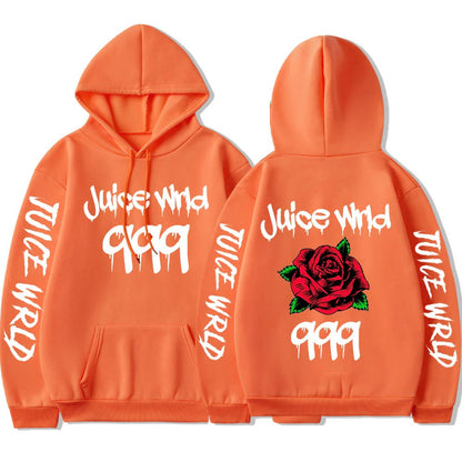 Juice Wrld Merch Hoodie Sweatshirt Women Men's Rapper Outwear Harajuku Streetwear Pullovers