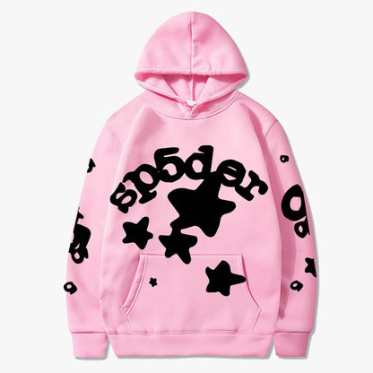 Sp5der Beluga Hoodie Y2K Pullover Streetwear