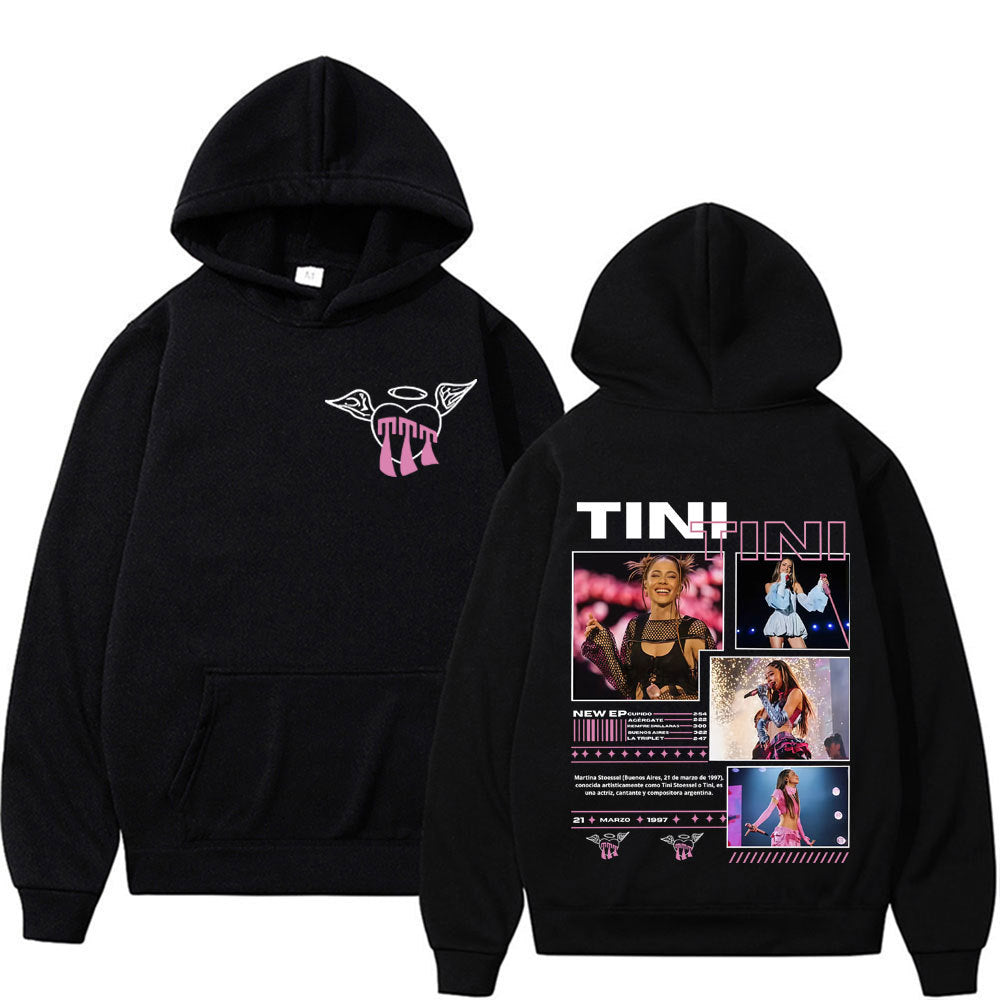 Singer TINI STOESSEL Tour 2025 Merch Pullover Men Women Clothing