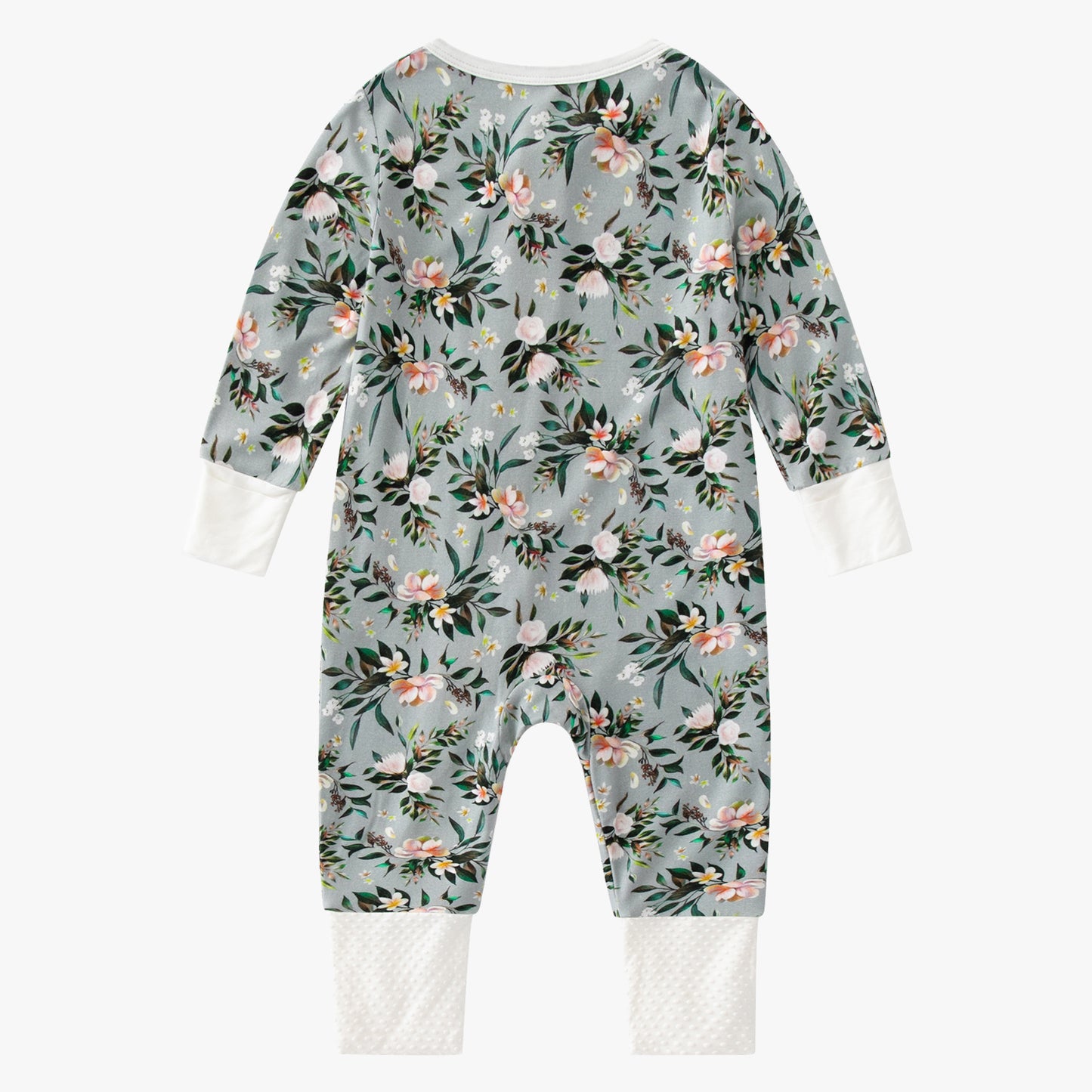 Lenygoods Bamboo Baby Pajamas Convertible Zipper Footie Pajamas Romper