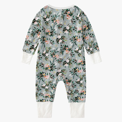 Lenygoods Bamboo Baby Pajamas Convertible Zipper Footie Pajamas Romper