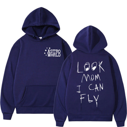 Travis Scott Cactus Jack Look Mom I Can Fly Graphic Hoodie