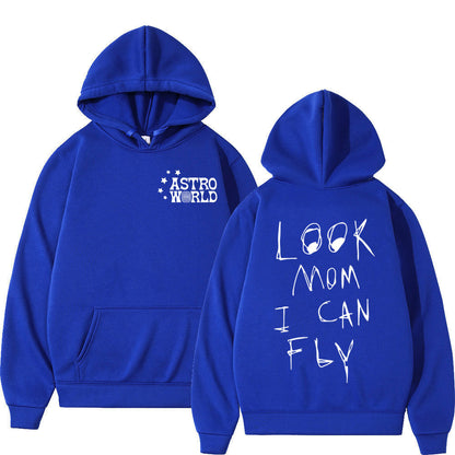 Travis Scott Cactus Jack Look Mom I Can Fly Graphic Hoodie