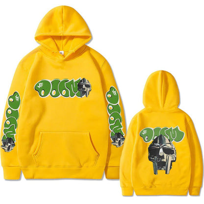 MF Doom Hoodie Madlib Madvillain Graphic Printed Pullover