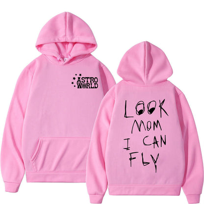 Travis Scott Cactus Jack Look Mom I Can Fly Graphic Hoodie