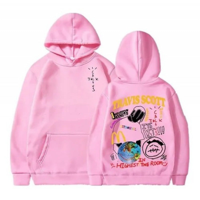 Travis Scott Cactus Jack Astroworld Graphic Hoodie