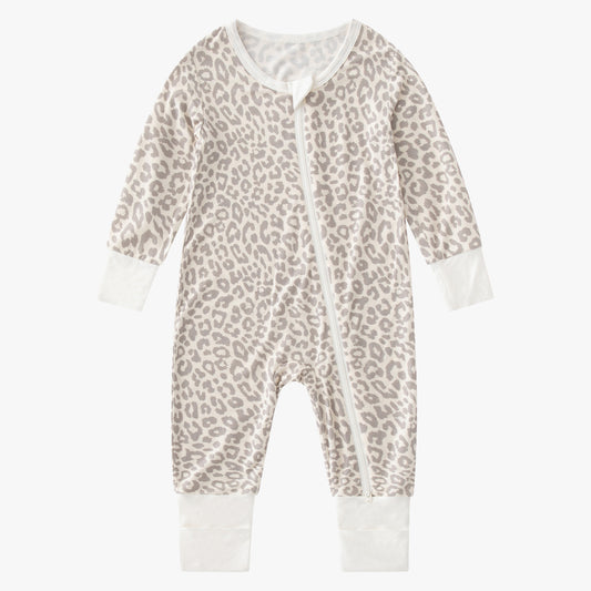 Bamboo Baby Pajamas Convertible Zipper Footie Pajamas Romper