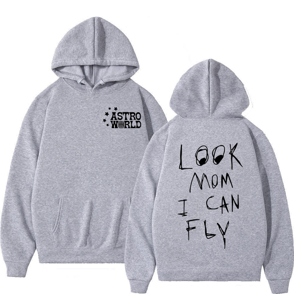 Travis Scott Cactus Jack Look Mom I Can Fly Graphic Hoodie