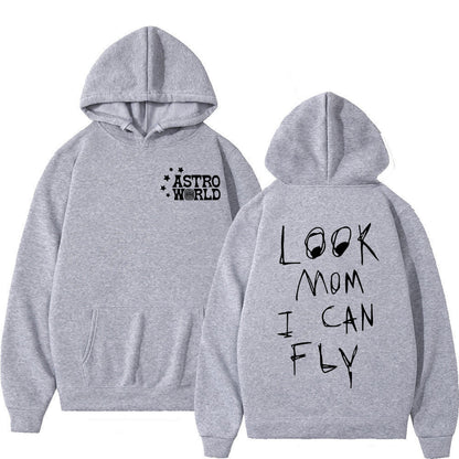 Travis Scott Cactus Jack Look Mom I Can Fly Graphic Hoodie