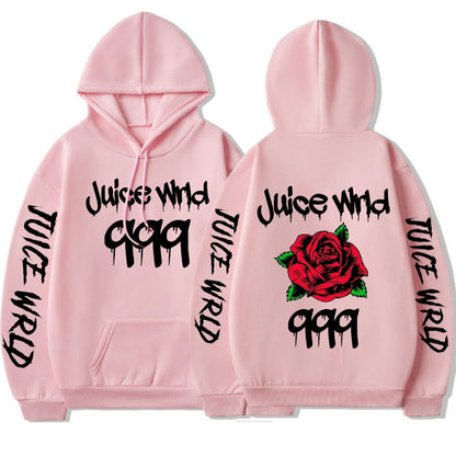Juice Wrld Merch Hoodie Sweatshirt Women Men's Rapper Outwear Harajuku Streetwear Pullovers