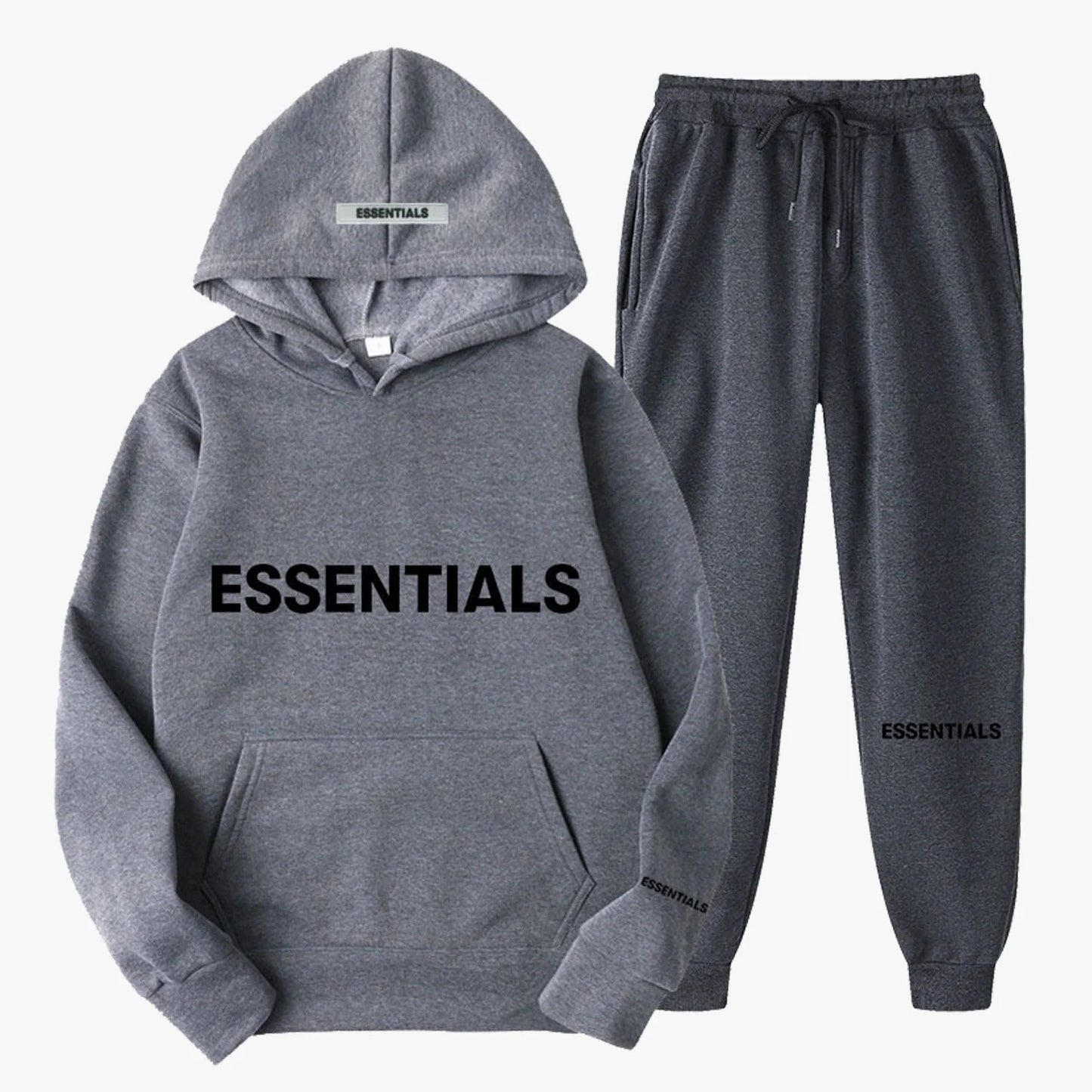 Unisex Essentials Hoodie and Sweatpants Tracksuit Set