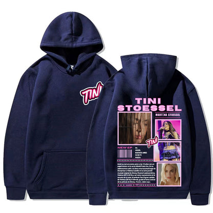 Singer TINI STOESSEL 2025 Tour Merch Sweatshirts Men and Women