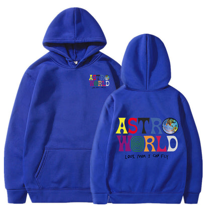 Travis Scott Hoodie Look Mon I Can Fly Astroworld Hoodie Streetwear for Men and Women