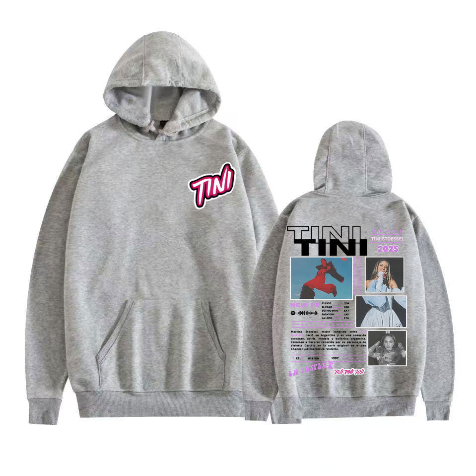 Singer TINI STOESSEL Album 2025 Tour Cover Hoodies Men Women