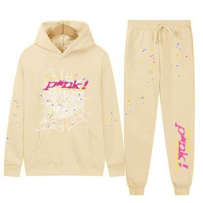 Sp5der Hoodie and Sweatpant Set Streetwear Sp5der Tracksuit