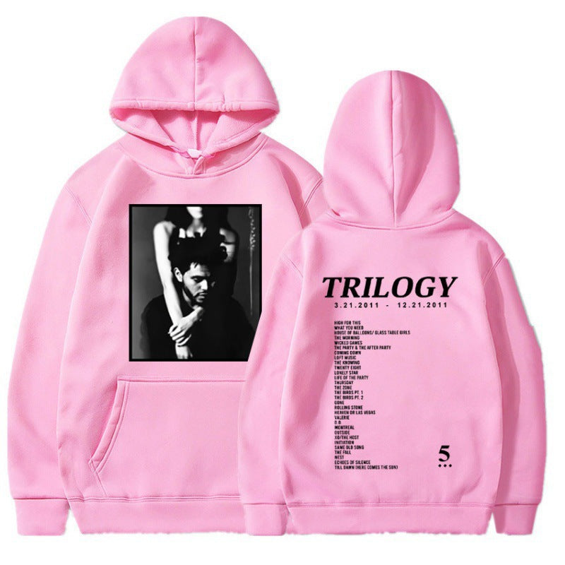 The Weeknd Trilogy Music Album Hip Hop Hoodie