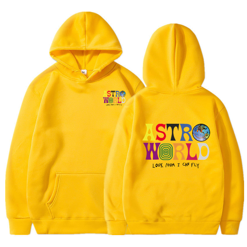Travis Scott Hoodie Look Mon I Can Fly Astroworld Hoodie Streetwear for Men and Women