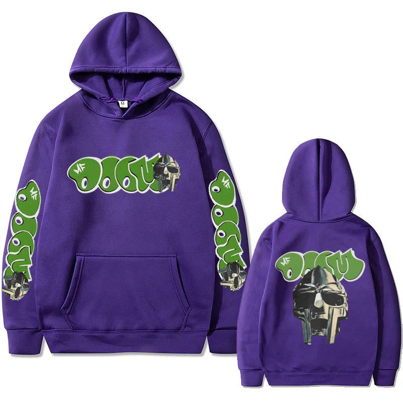 MF Doom Hoodie Madlib Madvillain Graphic Printed Pullover