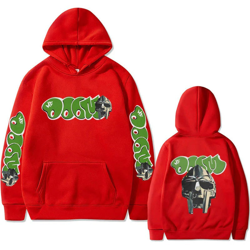 MF Doom Hoodie Madlib Madvillain Graphic Printed Pullover