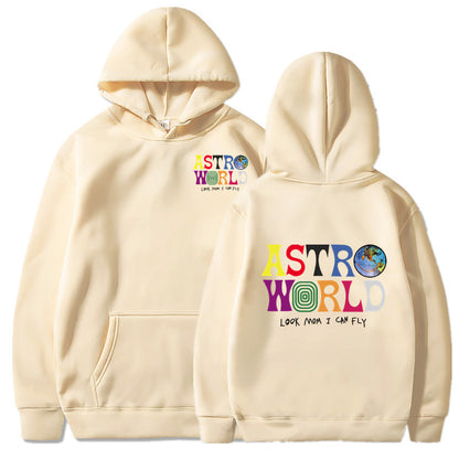 Travis Scott Hoodie Look Mon I Can Fly Astroworld Hoodie Streetwear for Men and Women