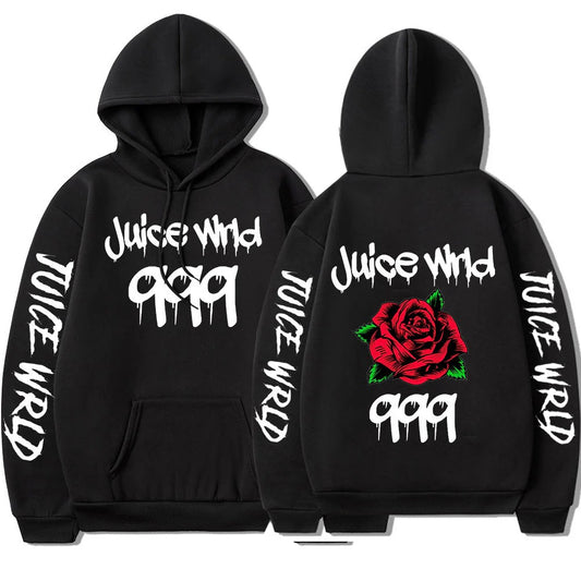 Juice Wrld Merch Hoodie Sweatshirt Women Men's Rapper Outwear Harajuku Streetwear Pullovers