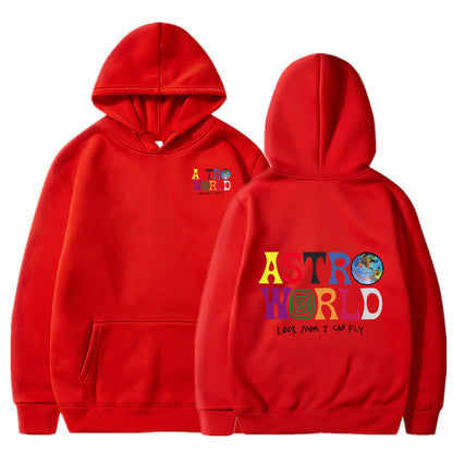 Travis Scott Hoodie Look Mon I Can Fly Astroworld Hoodie Streetwear for Men and Women