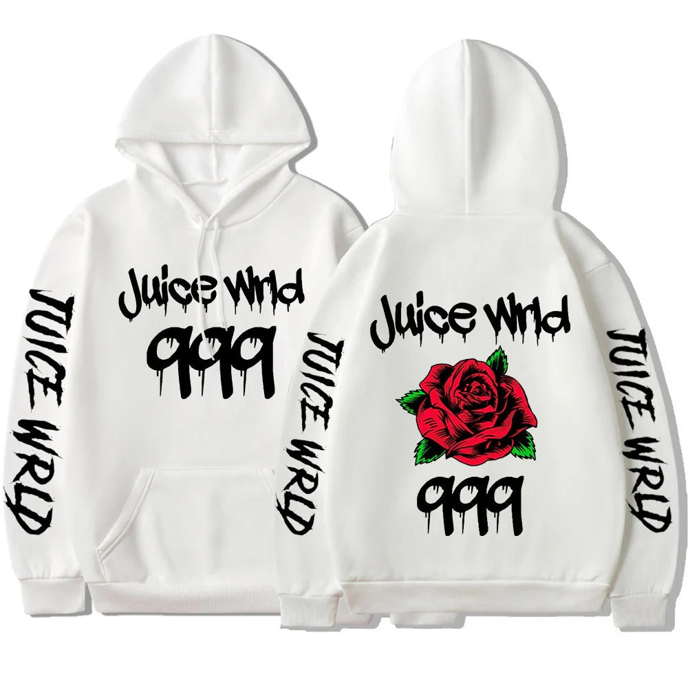 Juice Wrld Merch Hoodie Sweatshirt Women Men's Rapper Outwear Harajuku Streetwear Pullovers