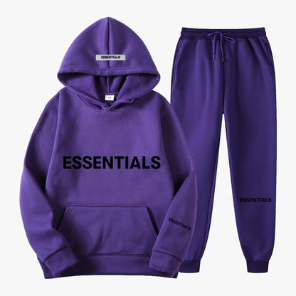 Unisex Essentials Hoodie and Sweatpants Tracksuit Set