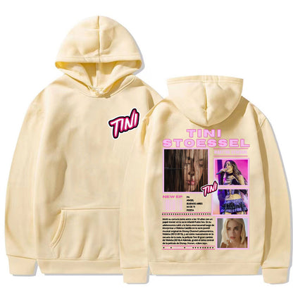 Singer TINI STOESSEL 2025 Tour Merch Sweatshirts Men and Women
