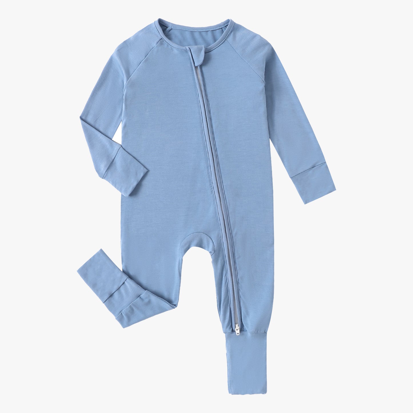 Bamboo Baby Pajamas Convertible Zipper Footie Pajamas Romper