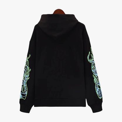 Sp5der Juice Wrld 999 555 Hoodie Y2K Pullover